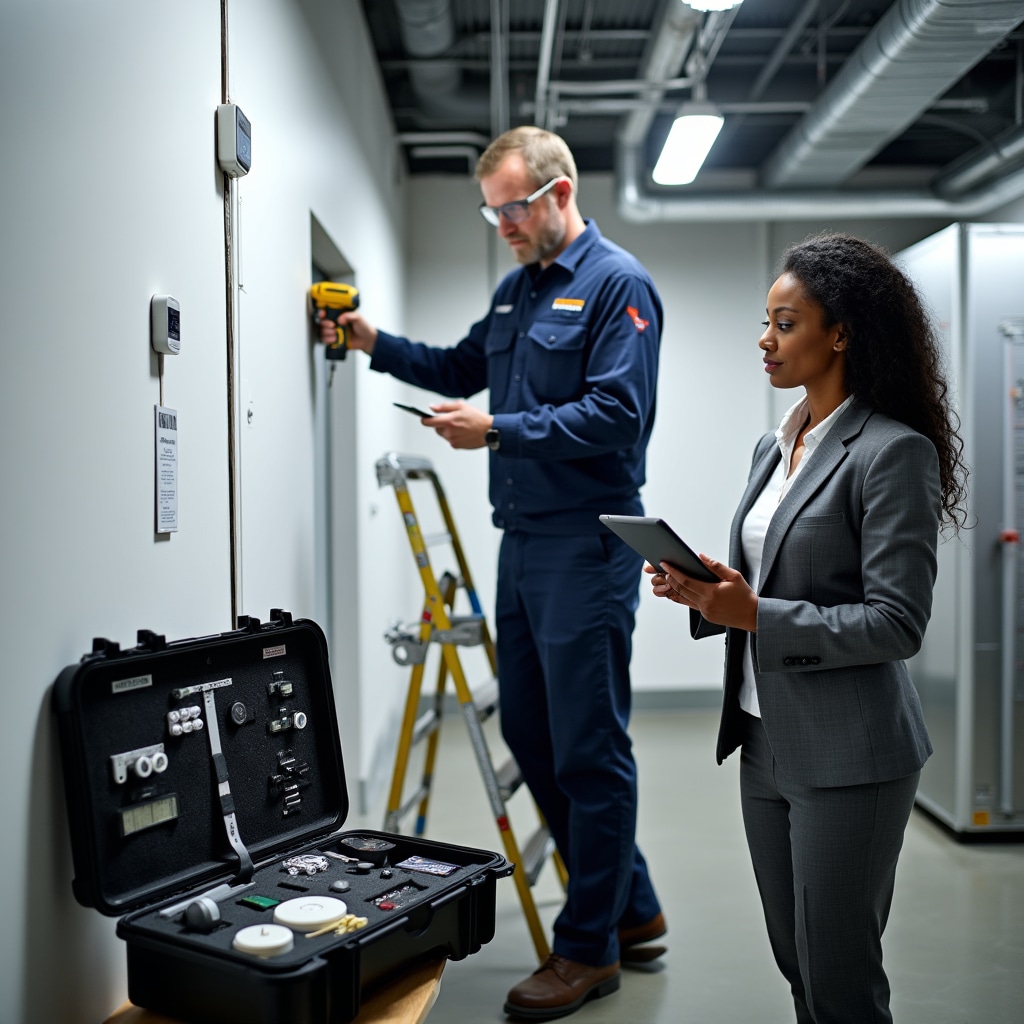 Sensor technology installation process